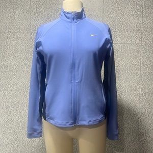 Nike FIT DRY zip up jacket, XL, blue